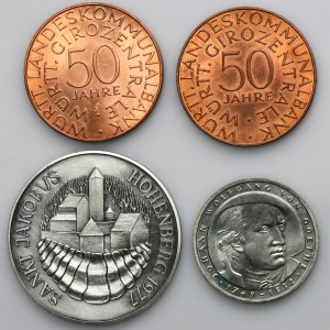 Sada, Německo, Pamětní mince (4 ks)