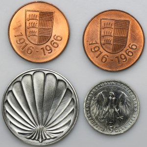 Sada, Německo, Pamětní mince (4 ks)