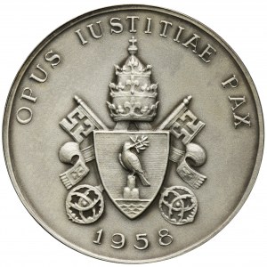 Kirchenstaat, Vatikan, Pius XII., Medaille 1956 - Opus Iustitiae Pax
