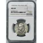 20 złotych 1983 Nowotko - NGC MS64