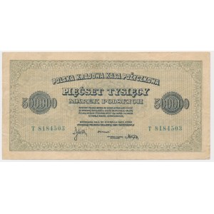 500,000 marks 1923 - T - 7 digits -.