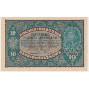10 značek 1919 - II Série O - vzácná jednopísmenná série