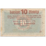 Danzig, 10 fenig 1923 - október - znw. KOGA -