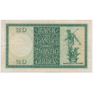 Danzig, 20 guldenov 1937 - K/A -