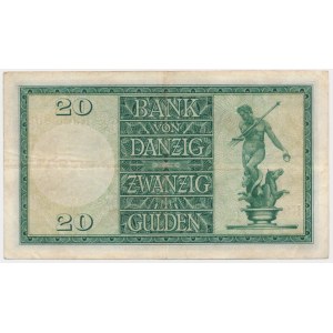 Danzig, 20 Gulden 1937 - K -