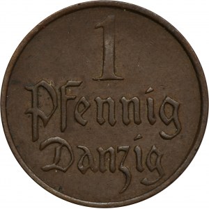 Free City of Danzig, 1 fenig 1930