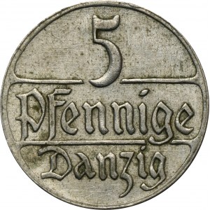 Freie Stadt Danzig, 5 fenig 1923