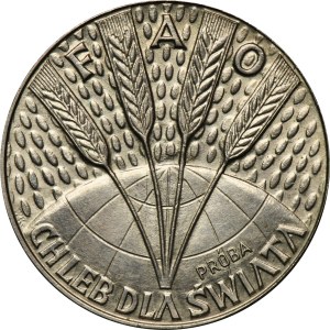 SAMPLE, 10 zlatých 1971 FAO - Chlieb pre svet