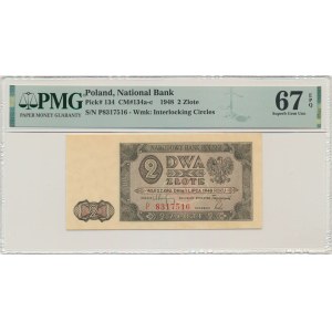 2 gold 1948 - P - PMG 67 EPQ