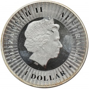 Austrálie, Elizabeth II, 1 dolar 2017 - Klokan