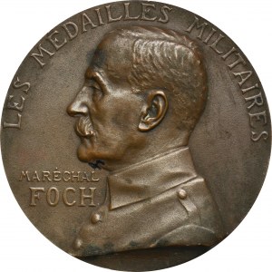 Francie, Třetí republika, medaile, Maréchal Foch - Valeur Discipline