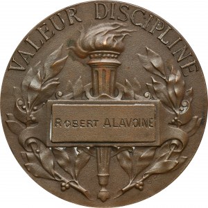 Francja, III Republika, Medal, Maréchal Foch - Valeur Discipline