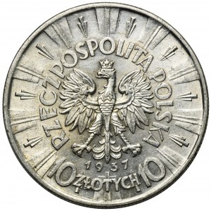 Pilsudski, 10 zloty 1937