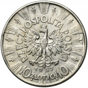 Piłsudski, 10 złotych 1937