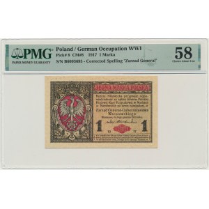 1 mark 1916 - General - PMG 58
