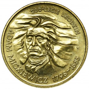 2 złote 1998 Adam Mickiewicz