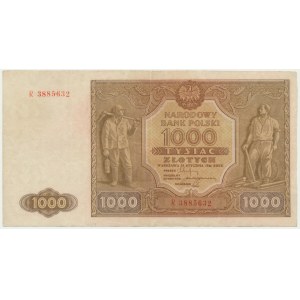 1,000 zloty 1946 - R -.