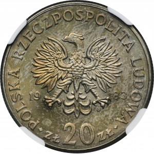 20 Zlato 1983 Nowotko - NGC MS63