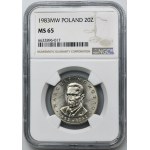 20 złotych 1983 Nowotko - NGC MS65