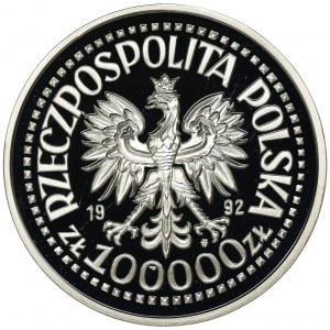 100,000 zloty 1992 Wojciech Korfanty