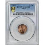 2 pennies 1938 - PCGS MS65 RD