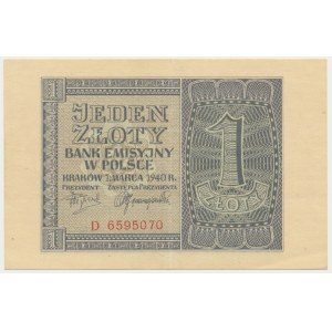 1 złoty 1940 - D -