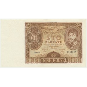 100 złotych 1934 - Ser.C.H. - bez dodatkowych znw. -