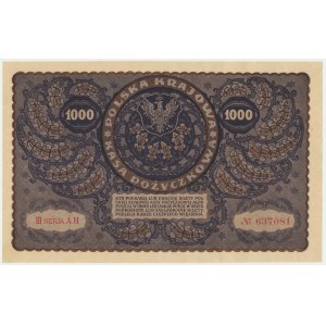 1.000 Mark 1919 - III Serja AH -