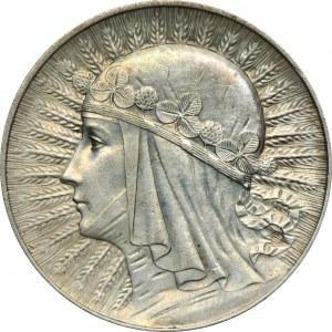 Głowa Kobiety, 5 złotych Warszawa 1933