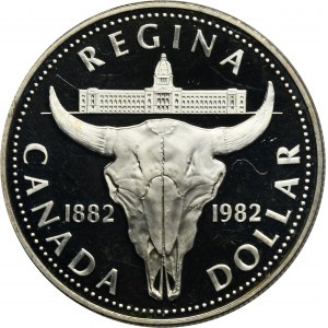 Canada, Elizabeth II, 1 Dollar Ottawa 1982 - Regina