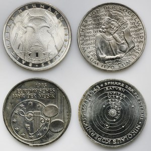 Set, Germany, FRG, 5 Mark (4 pcs.)