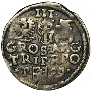 Žigmund III Vaza, Trojak Poznaň 1599 - bodky na III