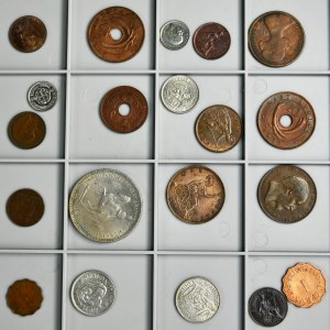 Sada, britské mince, 19.-20. století (20 kusů).