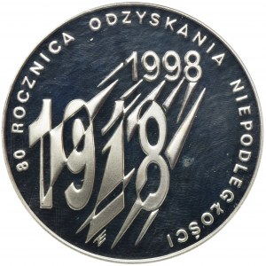 10 złotych 1998 80. rocznica odzyskania niepodległości