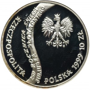 10 złotych 1999 150. Rocznica śmierci Juliusza Słowackiego