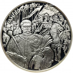 10 złotych 2001 Jan III Sobieski - popiersie - GCN PR70