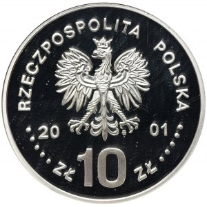 10 Zloty 2001 Jan III Sobieski - Büste - GCN PR70