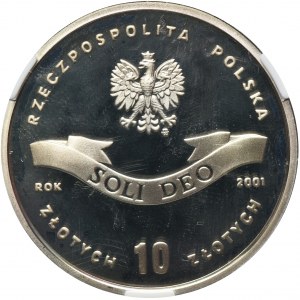 10 złotych 2001 ks. kardynał Stefan Wyszyński