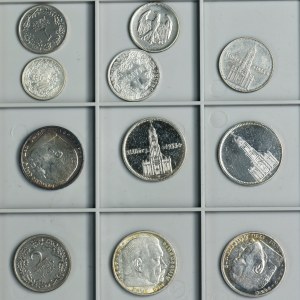 Set, Germany, Empire and Third Reich, Mark (11 pcs.)