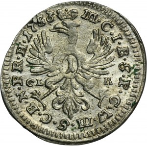 Niemcy, Brandenburgia-Bayreuth, Fryderyk III, 1 Krajcar Bayreuth 1753 CLR