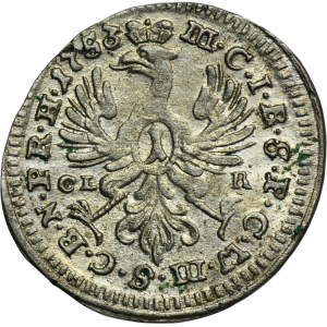 Německo, Brandenburg-Bayreuth, Frederick III, 1 Krajcar Bayreuth 1753 CLR