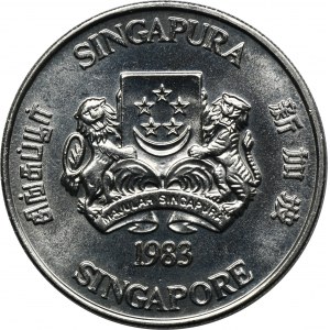 Singapur, 10 USD Singapur 1983 - Rok prasaťa
