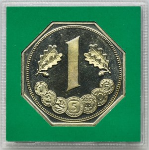 Germany, Medal for the 40th anniversary of the German Mark 1988
