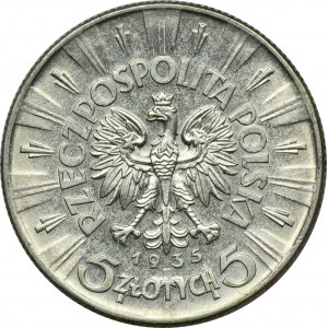 Piłsudski, 5 złotych 1935