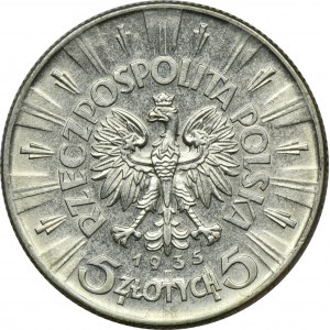 Pilsudski, 5 Zloty 1935