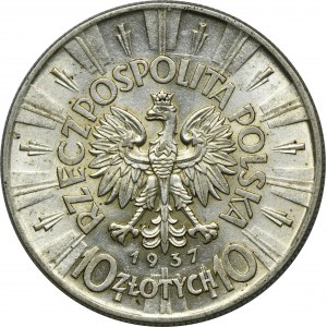 Piłsudski, 10 złotych 1937