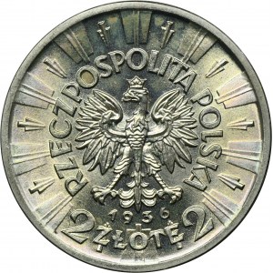 KOPIE, Pilsudski, 2 Zloty 1936