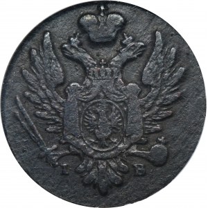Królestwo Polskie, 1 grosz polski z MIEDZI KRAIOWEY Warszawa 1825 IB - GCN VF30