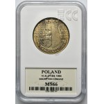 10 złotych 1964 Kazimierz Wielki - GCN MS66 - wklęsły napis na awersie