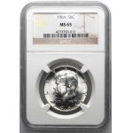 USA, 1/2 Dolara Filadelfia 1964 - Kennedy - NGC MS65